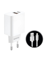 Încărcător rapid NOVANL ProCharge cu 2 porturi + cablu Lightning - imagine 3