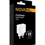 Încărcător rapid NOVANL ProCharge 20 W USB-C – 1 port + cablu SpeedCharge USB-C