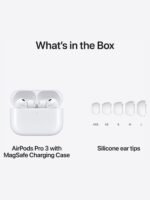 Casti Apple AirPods Pro 3, Noise Cancelling, USB-C, Alb, Produs Sigilat - imagine 5